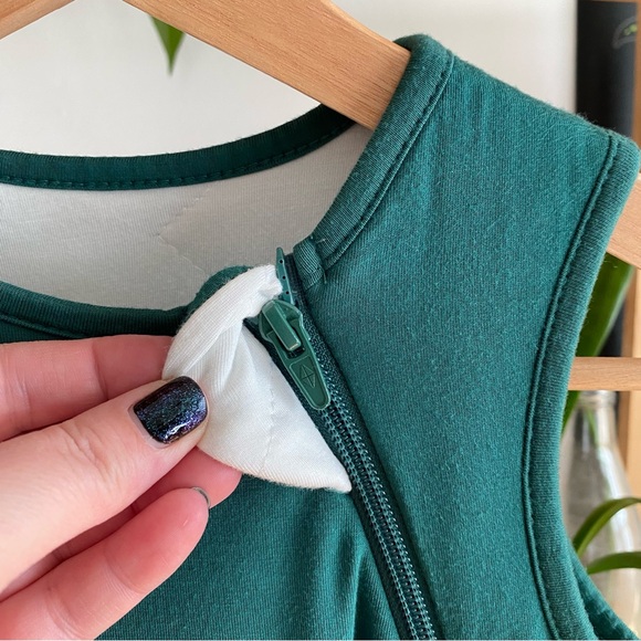 Kyte BABY Emerald Green Bamboo Sleep Bag 1.0 Tog 3t-5t Large - Picture 6 of 10